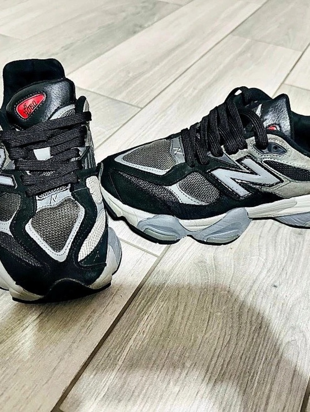 New Balance 9060 Black Castlerock & Gray Sneakers